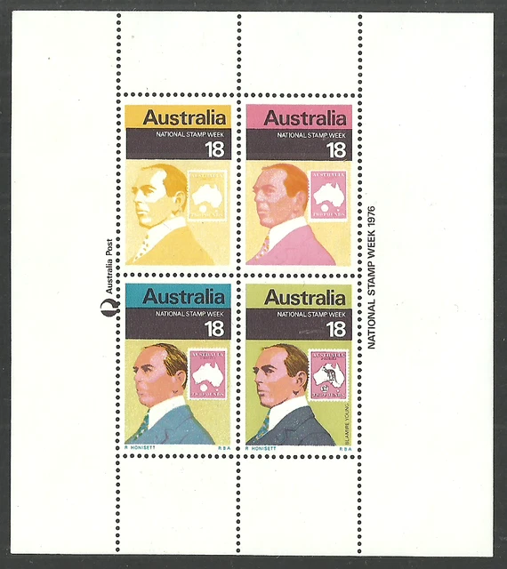 Australia 1983 Stamp Week Sheet Mnh