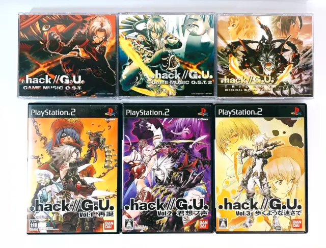 PS2 Dot Hack Series ( .Hack 1-3 & .Hack GU 1-3 ) and .Hack game