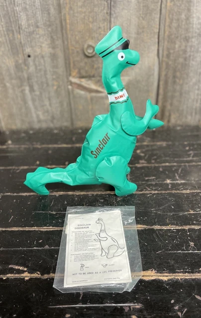 Rare Vintage NOS Sinclair Gasoline Gas Station PROMO Advertising Inflatable Dino