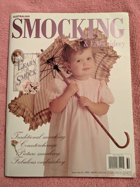 Revista australiana de esmoquin y bordado, número de edición 32, 1995, Learn to Smock
