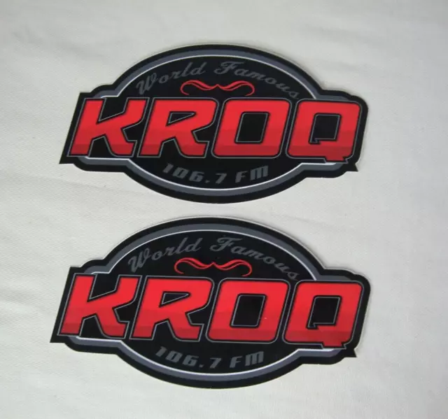 World Famous KROQ 106.7 Bumper Stickers 2012 Linkin Park Incubus Tour Promo