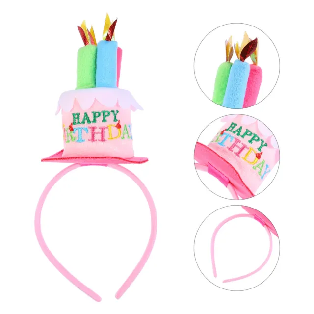 Fascia torta di compleanno mini cappello top cerchio candela cartone animato