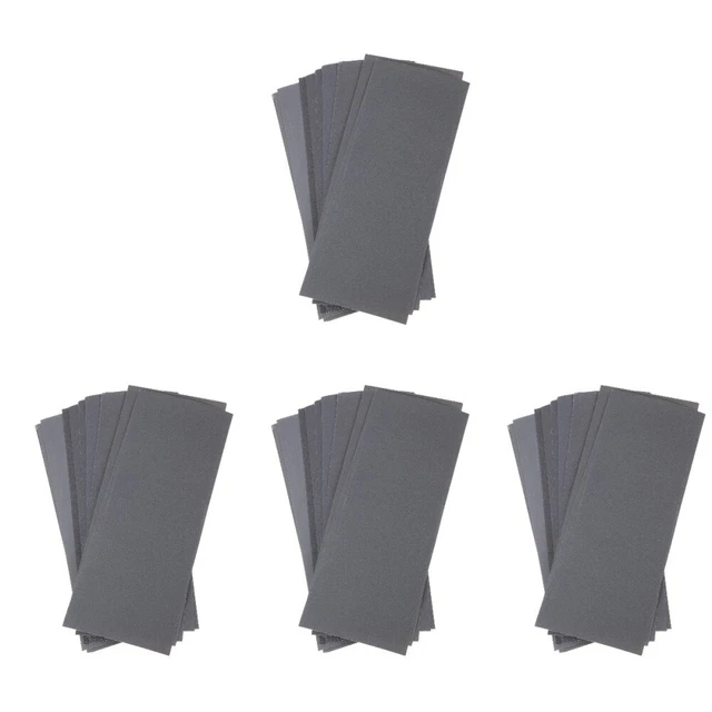 240 Fogli Carta Vetrata A Velcro - Grana 40-7000 Per Legno, Metallo E Auto