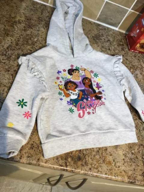 Hooded Top Disney Sweatshirt Jumper Kids Hoody age 2-3 years