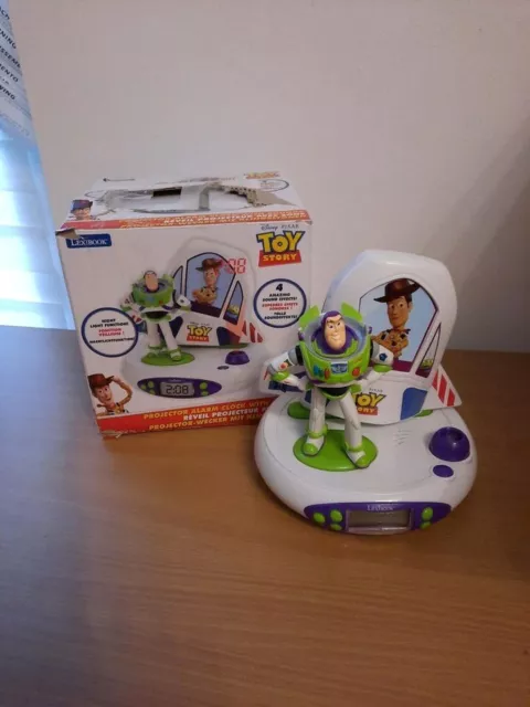 Lexibook Disney Toy Story Buzz & Woody Radio-Projektionswecker
