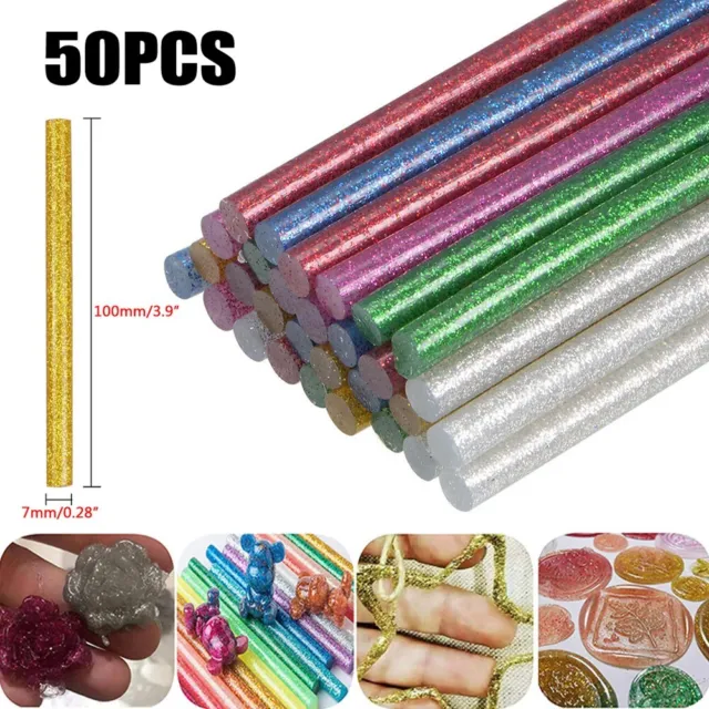High Performance Hot Glue Sticks for Industrial Applications (50Pcs 7×100mm)