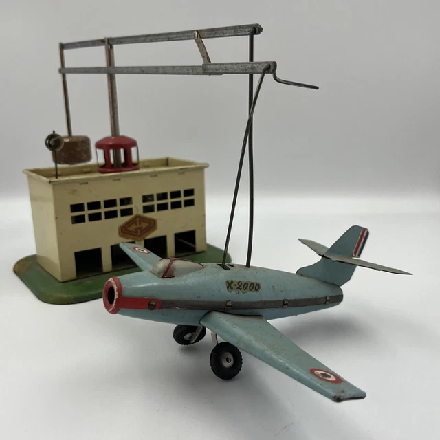 Manège Roulette D'avions Tintoy - Tôle Peinte - Diamètre 15 Cm - Occasion (avion Manquant)