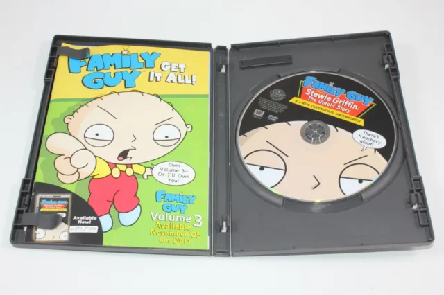 Family Guy Presents Stewie Griffin: The Untold Story (DVD, 2005, Unrated)