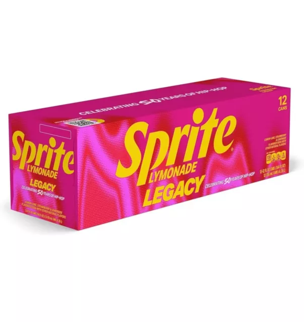 NEW Limited Edition Sprite Lymonade Legacy - 12 Pack