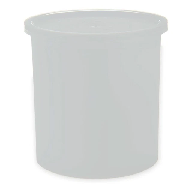 Carlisle 30102 Classic 1.2 Qt. White Crock with Lid
