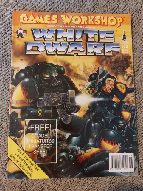 White Dwarf Games Workshop. Issue 152, August 1992