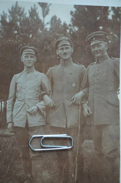 r#763 Foto-AK: Infanterie-Regiment Nr. 74 Offiziere 1917 vor Reims beschriftet