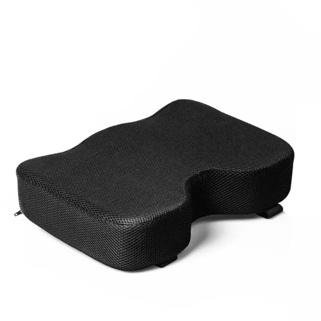 Memory Foam Rowing Machine Seat Cushion Shock Absorption Rower Seat Pad Buckles 3