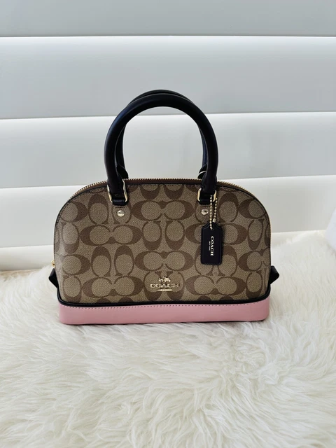 Coach signature pvc hotsell mini sierra satchel