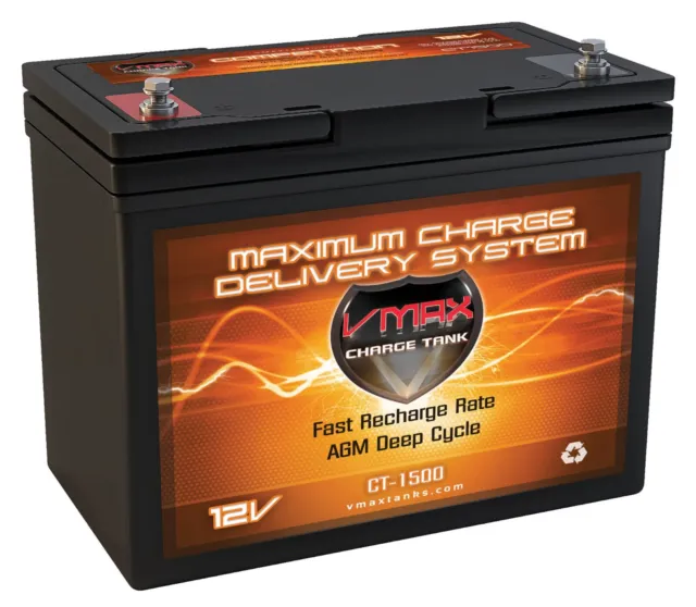 VMAX CT1500 car audio amplifier AGM power cell battery for 1500W rms/3000w max
