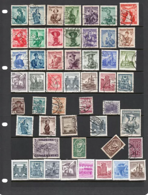 Stamps Austria  50 Stamps All Different / Mixture / Collection Used & Mint