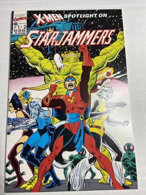 X-Men Spotlight On Starjammers Comic Book #1 Marvel Comics 1990 NM+ Unread