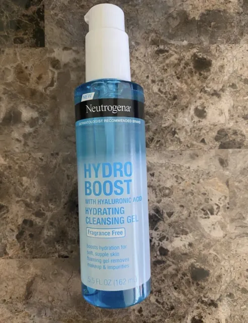 Neutrogena Hydro boost with Hyaluronic Acid Hydrating cleansing gel, 5.5 fl oz