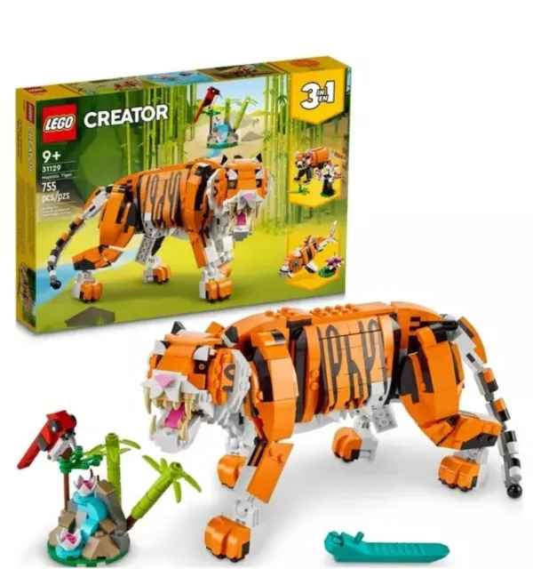 LEGO CREATOR 3 in 1 : Majestic Tiger set #31129  New & Sealed Red Panda Koi Fish