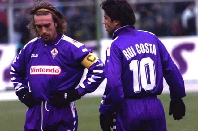 ACF FIORENTINA 1998/99 Football Home Retro Shirt Short/Long Sleeved  Batistuta #9 £23.59 - PicClick UK