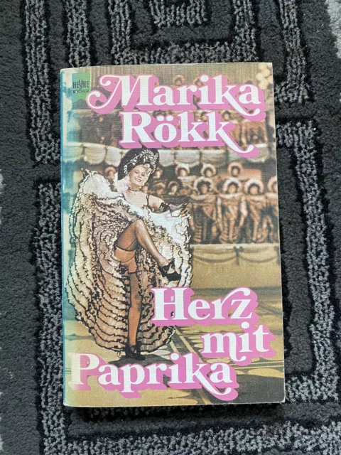 Herz mit Paprika. Heyne Bücher , Autobiograhie ; Marika Rökk/ Erinnerung des grö