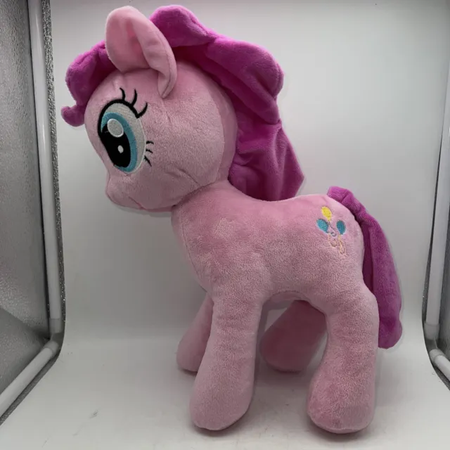 MY LITTLE PONY Pinkie Pie Plush Stuffed Animal Purple Unicorn 2016 14 ...