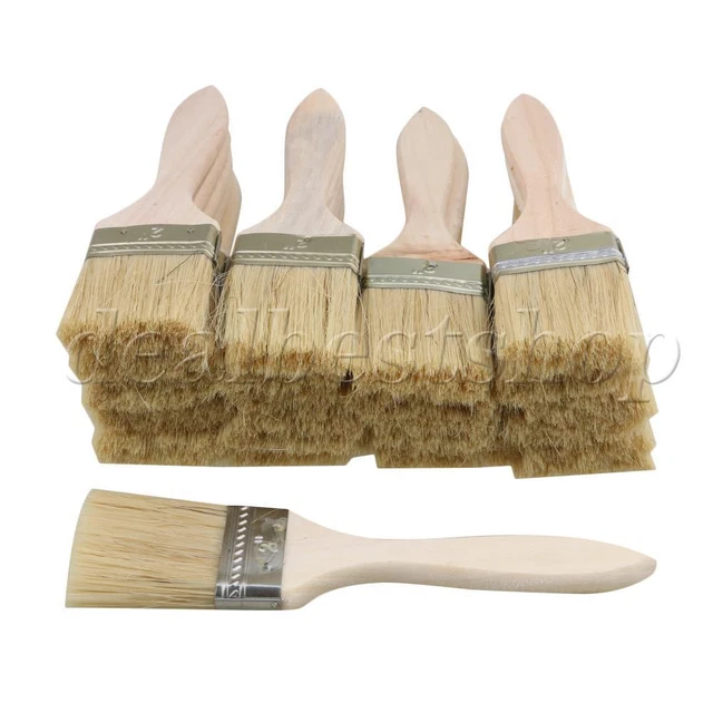 20PCS 2-4Inch Bristles Artist Paint Brush for Watercolor Oil Acrylic Painting
