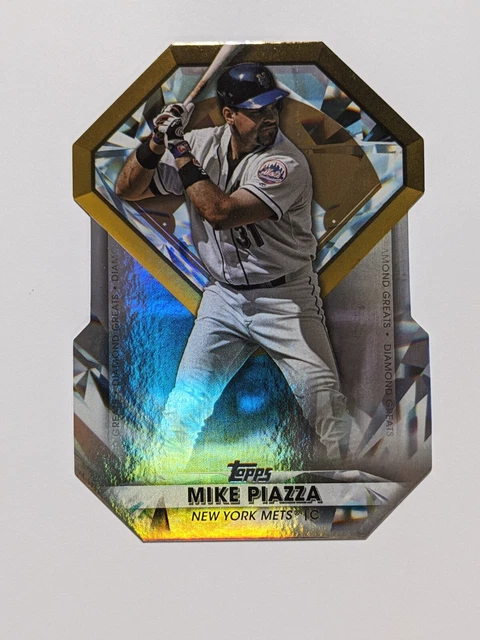2022 Topps Series 1 MIKE PIAZZA New York Mets (C) Rainbow Foil Die-Cut #DGDC-15!