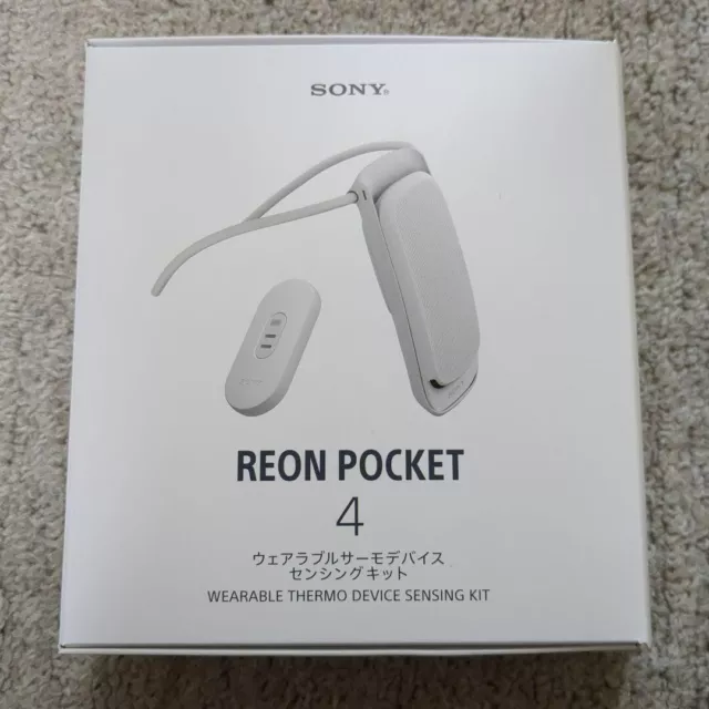 Sony 2023 Reon Pocket 4 Wearable Thermo Device RNPK-4 Neckband Tag Latest Model