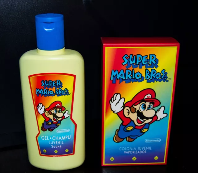 Super Mario Bros Eau De Toilette De 100ml Perfumería Gal + CHAMPU 2