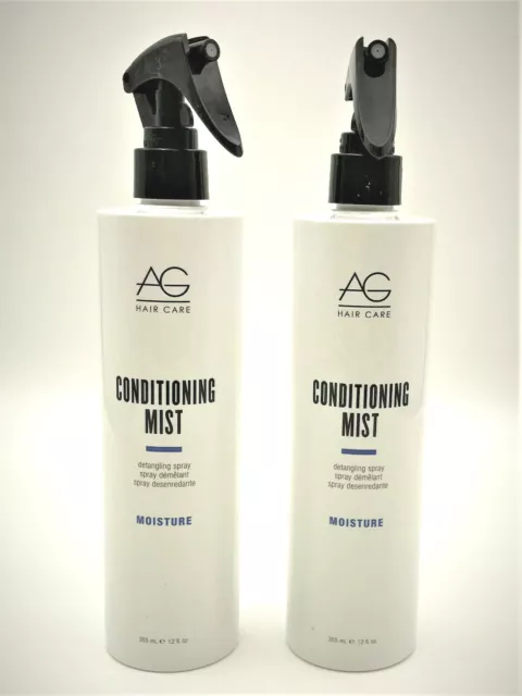 AG Hair Conditioning Mist Detangling Spray 12 oz-Pack of 2