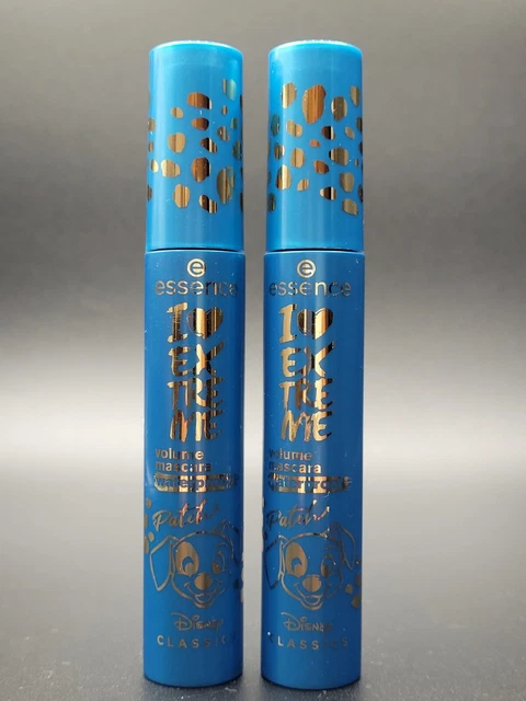 2xEssence Love Extreme- Volumen Máscara Resistente Al Agua- Disney Classics-