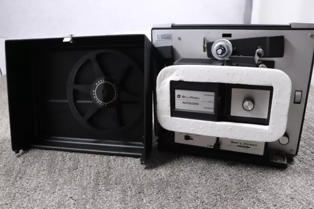 Bell & Howell QX80 film projector, retro vintage 8mm & super 8 reel to reel  movie projector