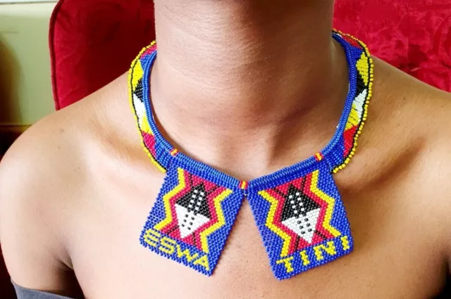 Zulu beaded necklace/Full body necklace/African beaded necklace/Tribal -  Afrikrea