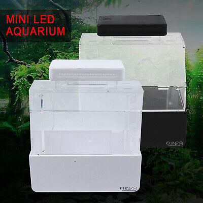 Desktop Acrylic Mini Fish Tank Aquarium Water Filtration Small Tank Water Pump