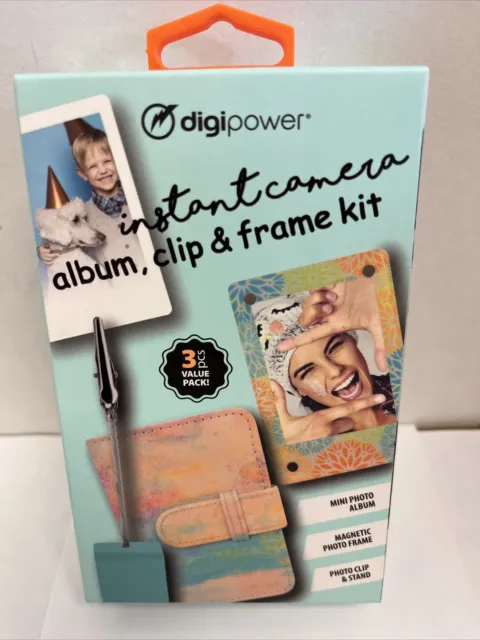 Digipower Instax Instant Camera: Album, Clip & Frame Kit