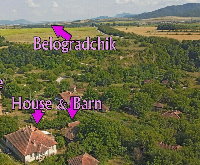 Bulgarian House and Barn with Flat Yard Home Property Bulgaria EU spain climat
