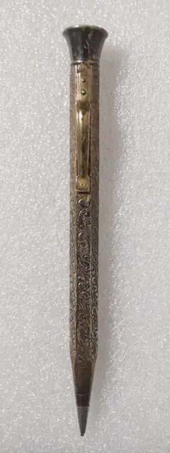 Antiker Bleistift 900er Silber Drehbleistift Silver Pencil ohne OVP ca. 11, 6 cm 2