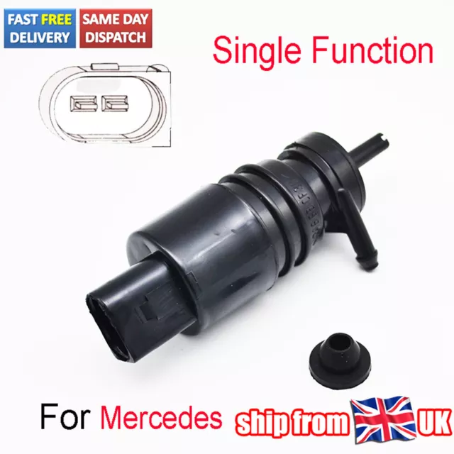 For Mercedes C-Class W203 2000- Front Single Outlet Windscreen Washer Pump