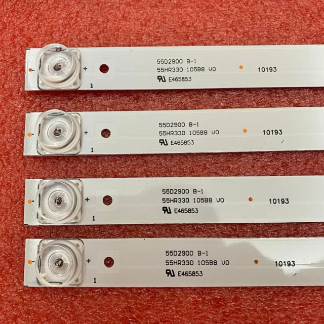 8pc LED Strip TOT_55D2900_4X4_4X5_3030C for TCL 55US5800 55S401 D55A620U B55A858 3