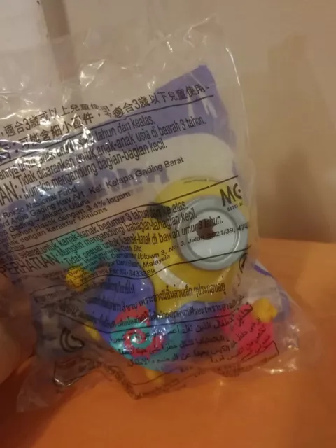 McDonald's Happy Meal Toys Minions 2015 Groovy Stuart Brand New sealed