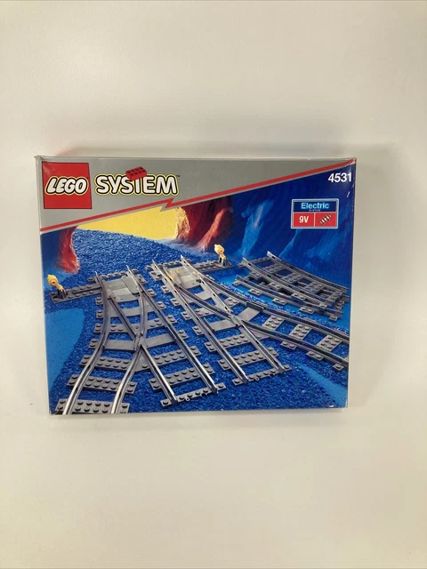 LEGO 4531 - Manual Points Switch- 9V Train Track -World City (NEW Open Box Read) LEGO 4531 - Manual Points Switch- 9V Train Track -World City (NEW Open Box Read)