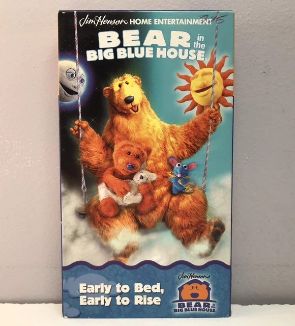 DISNEY BEAR IN The Big Blue House Early To Bed Early To Rise VHS Video ...