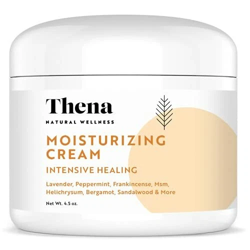 Crema hidratante profunda natural alivio de la picazón para erupciones cutáneas y piel propensa al eccema (4,5 oz)