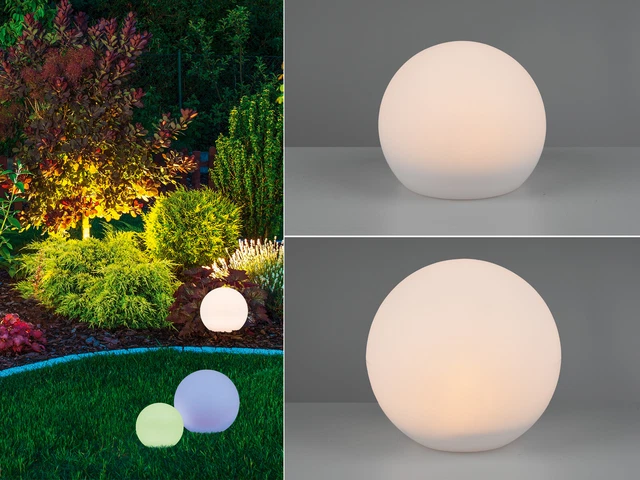 BOULE LUMINEUSE SOLAIRE boule de jardin éclairée lampes de terrasse