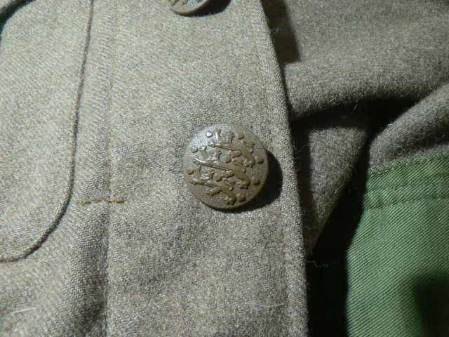 Rare WW2 Danish M/44 Pattern Battle Dress Uniform Wool Tunic 3