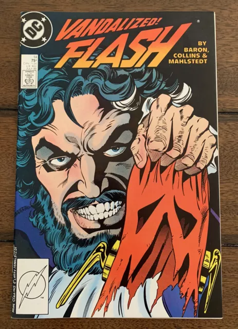 DC Comics The Flash Vol. 2 #14 1987 Wally West Vandal Savage