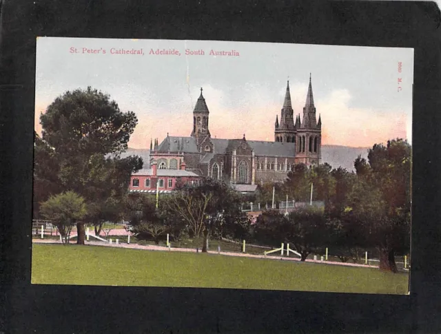 B1303 Australia SA St Peters Cathedral Adelaide vintage postcard
