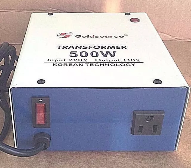 Trasformatore Convertitore 220 A 120V 500W Per Usare Apparecchi Di Usa In Italia 2