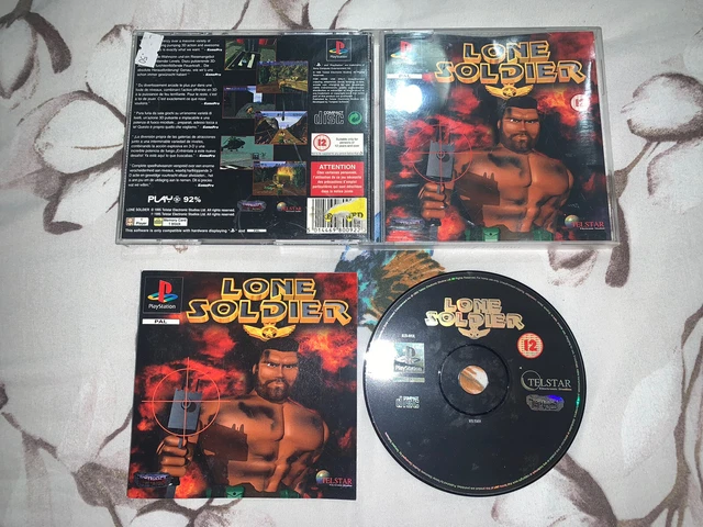 Jeu PS1 Sony PlayStation 1 PAL – Lone Soldier – Bon état Avec Boîtier Et Livret